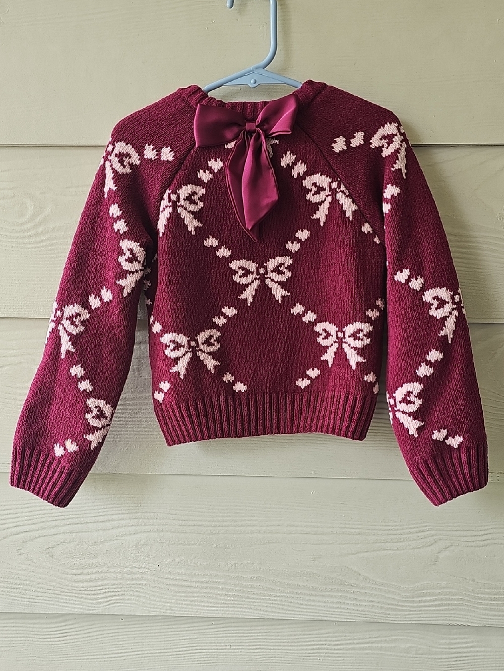 btween Pink Berry Knit Sweater & Ribbed Pants Set - Picture 8 of 10